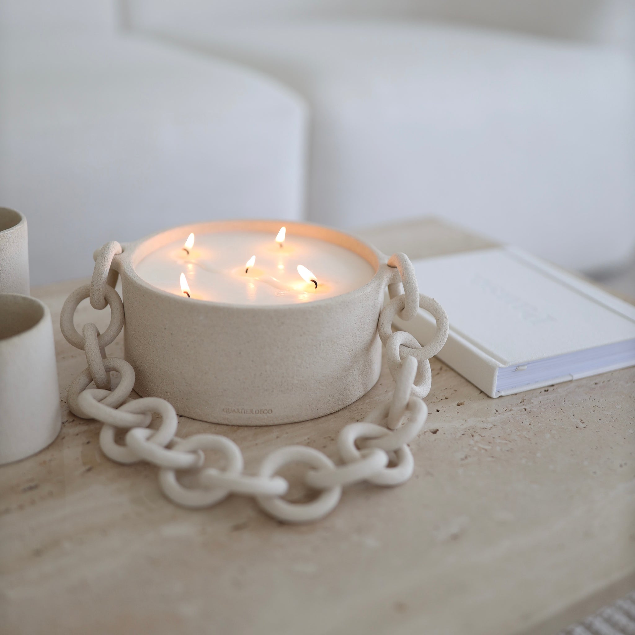 Candle Beige • L