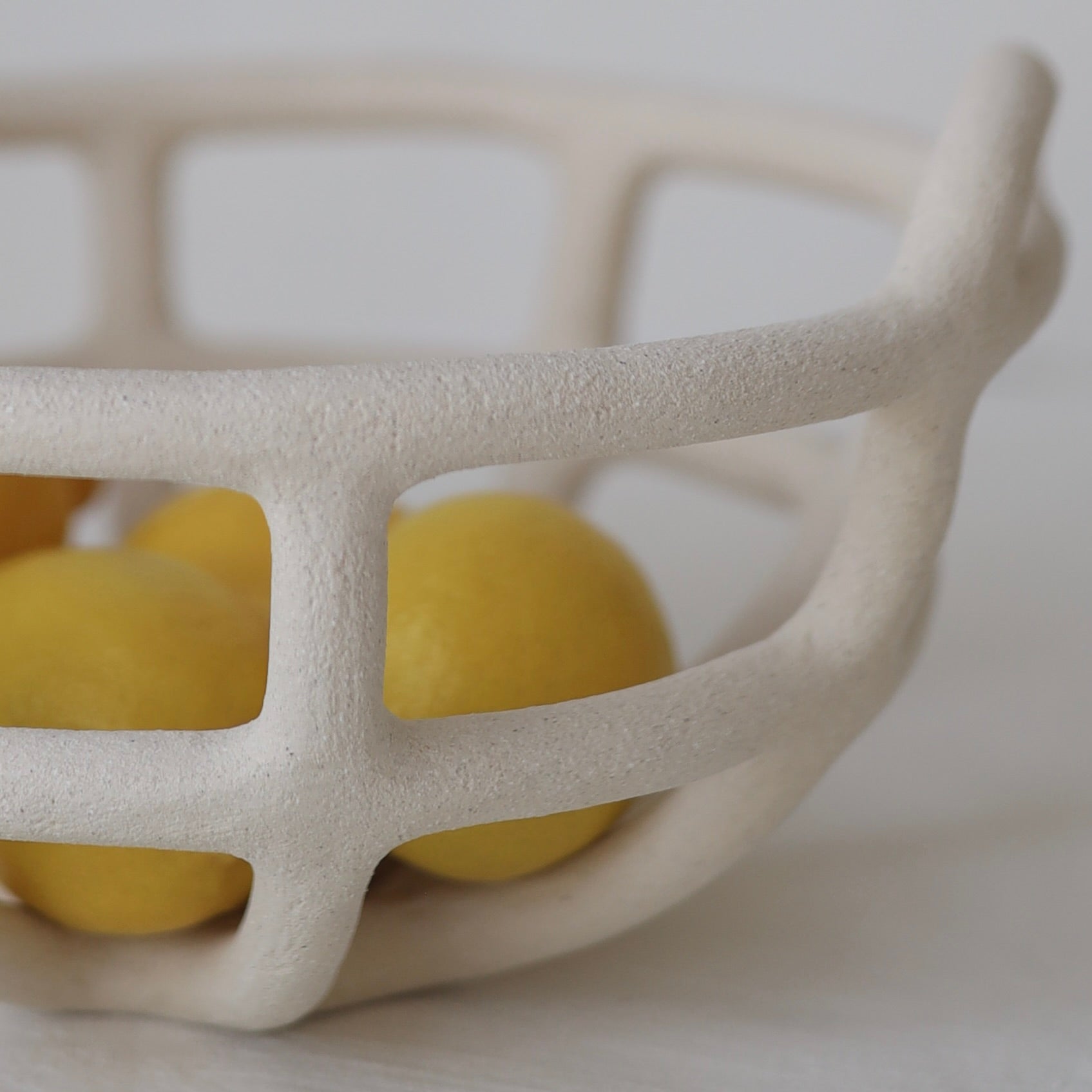 Ceramic Basket | Beige • L