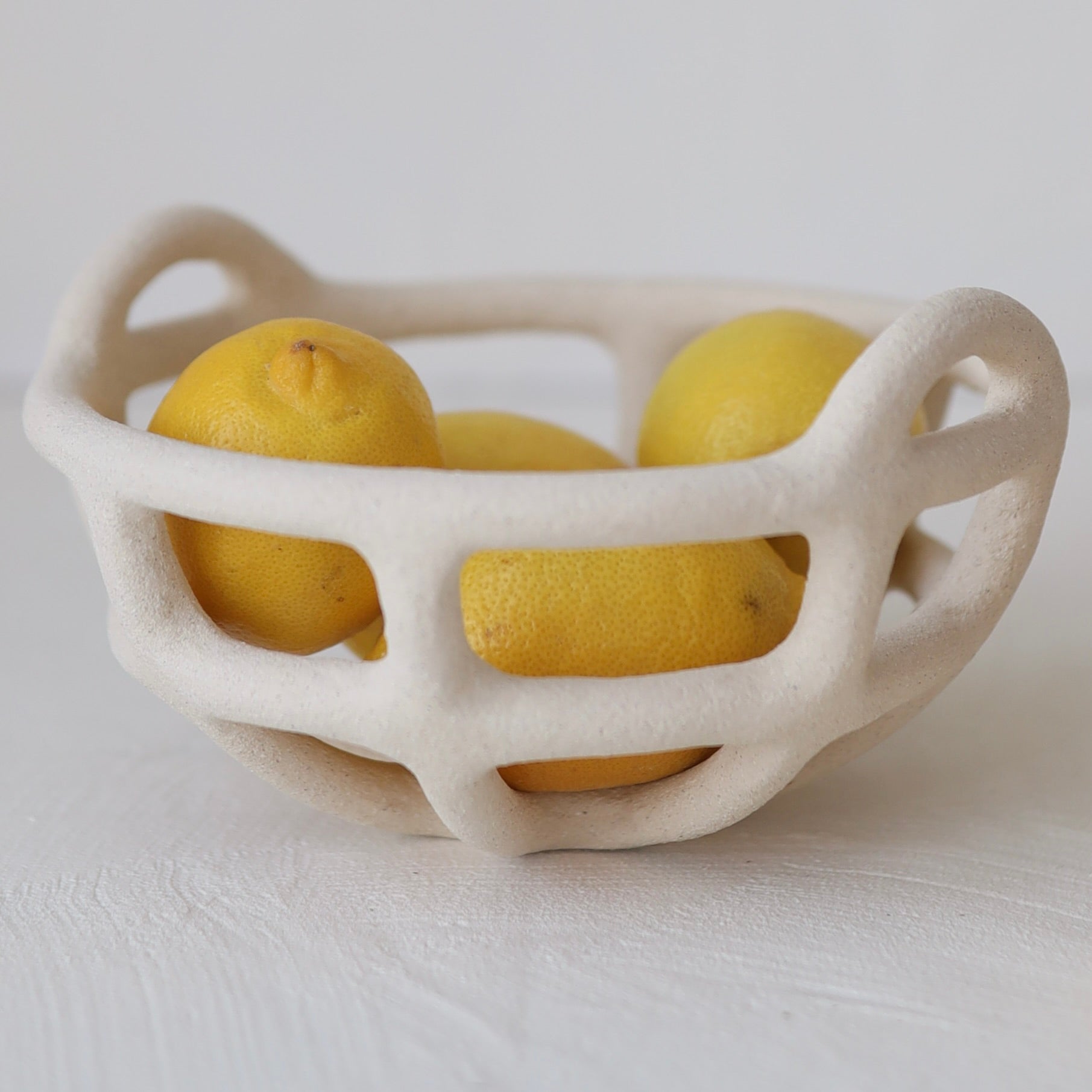 Ceramic Basket | Beige • S